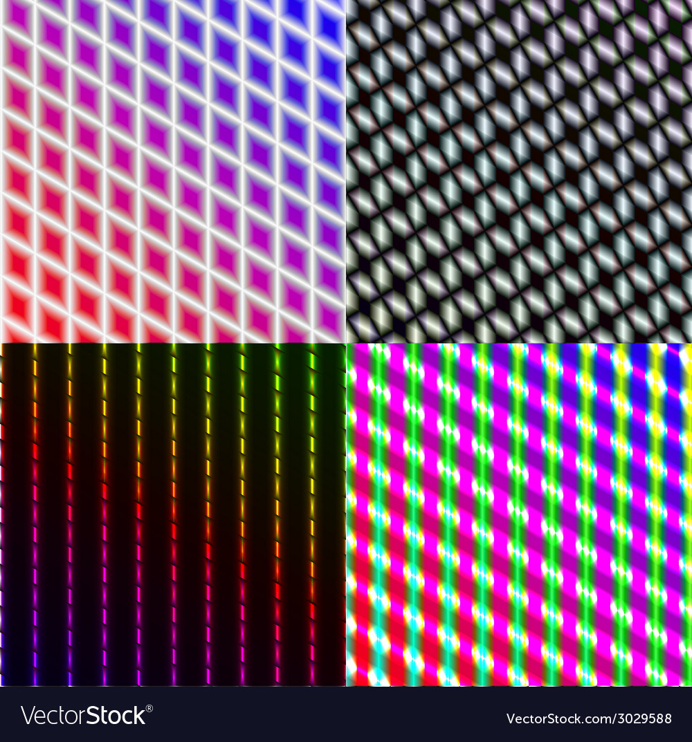 Set of dark abstract spectrum background lines