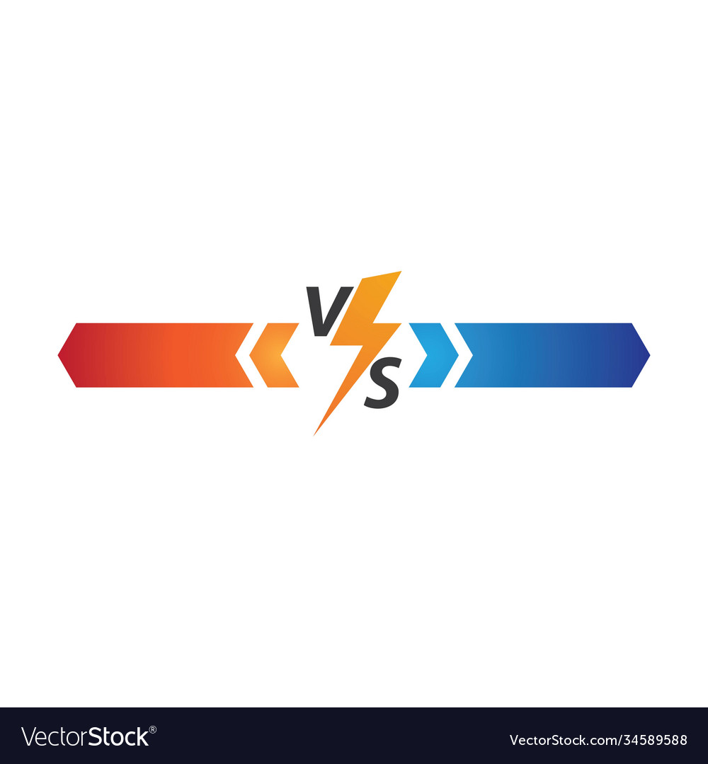 Versus battle Royalty Free Vector Image - VectorStock