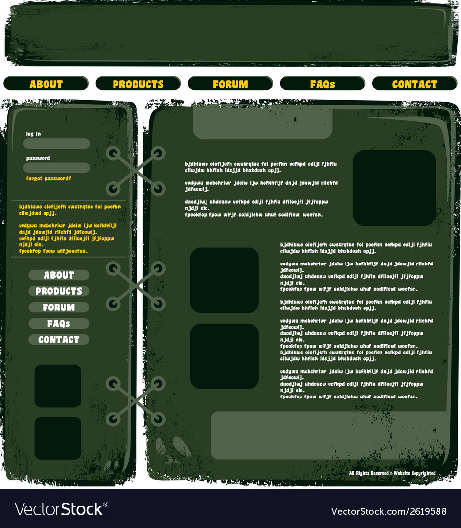Web design document template