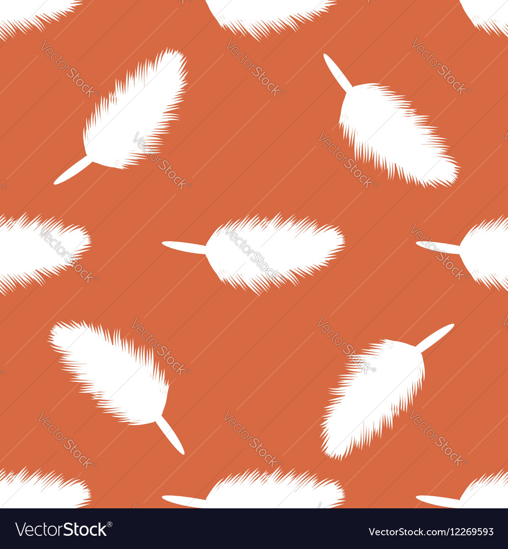 Feather seamless pattern