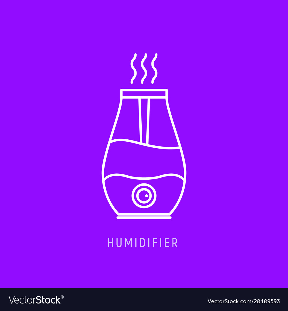 Humidifier air diffuser icon purifier