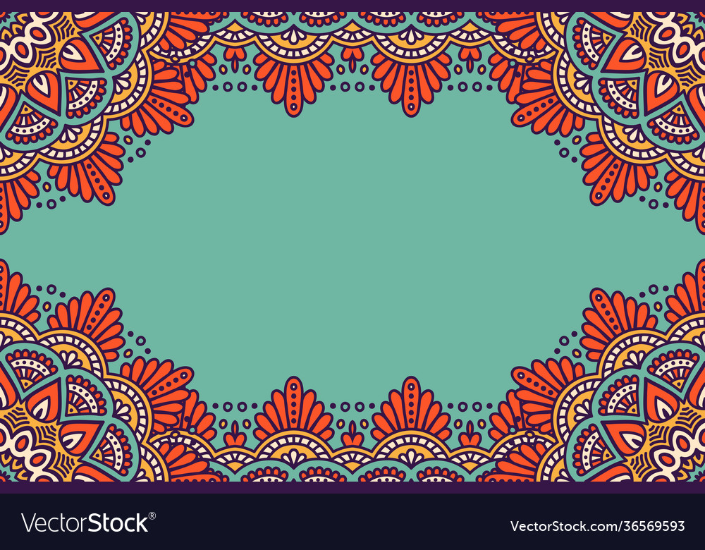 Islamic background with mandala Royalty Free Vector Image