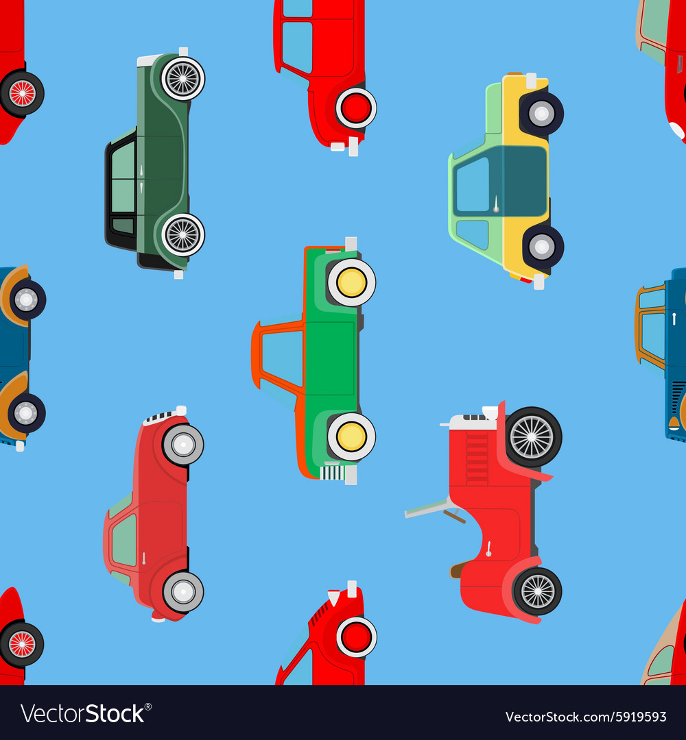 Seamless wallpaper of cars