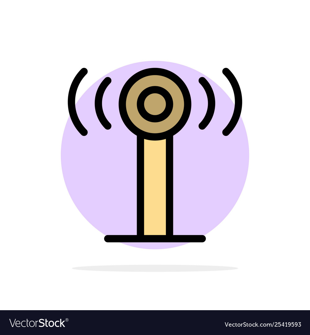 Service signal wifi abstract circle background vector image Service signal wifi abstract circle background