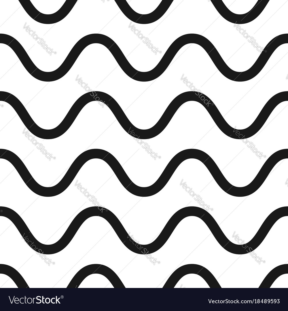 Thin Wavy Lines Pattern