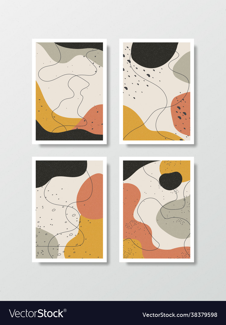 Abstract background in art style arranged vector image Abstract background in art style arranged