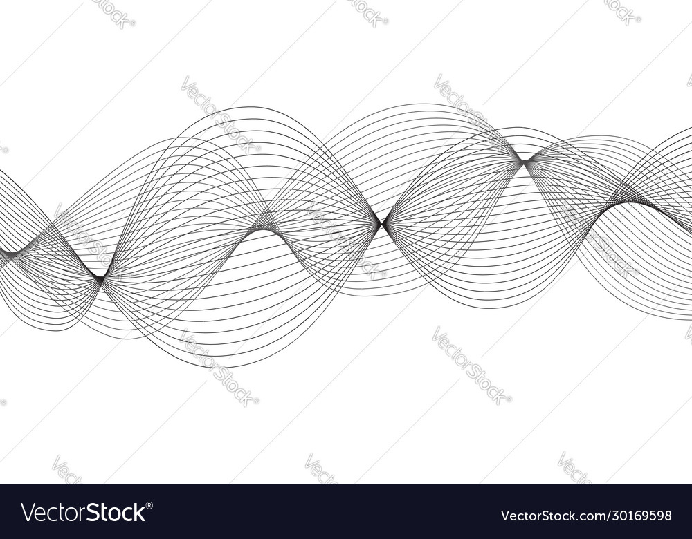 Black and white line pattern soft background vector image Black and white line pattern soft background