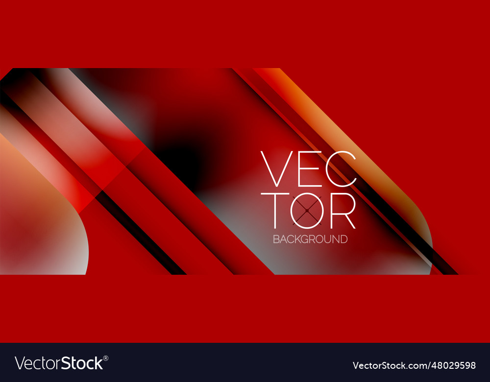 Dynamic bright colorful geometric elements vector image Dynamic bright colorful geometric elements