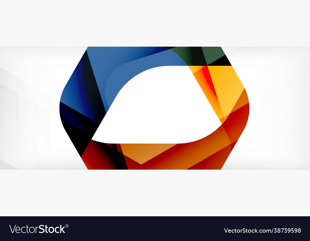 Minimal abstract background - color overlapping vector image Minimal abstract background - color overlapping