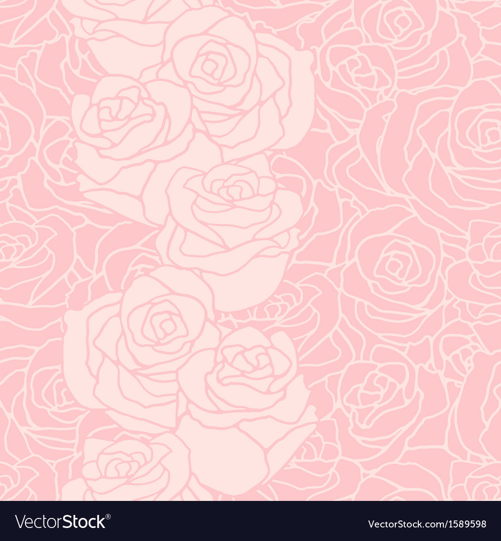 Seamless pattern with flowers roses