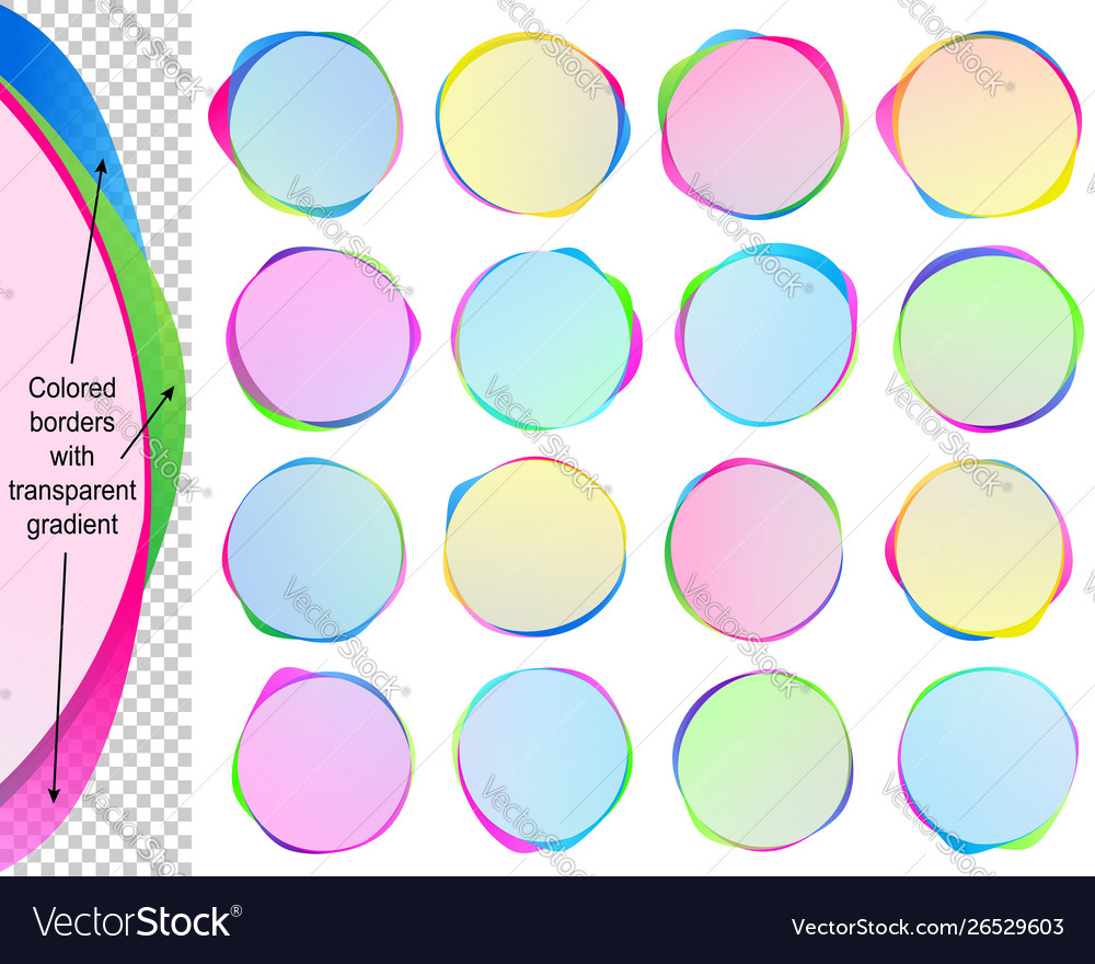 Circle speech bubble text balloon blob banner
