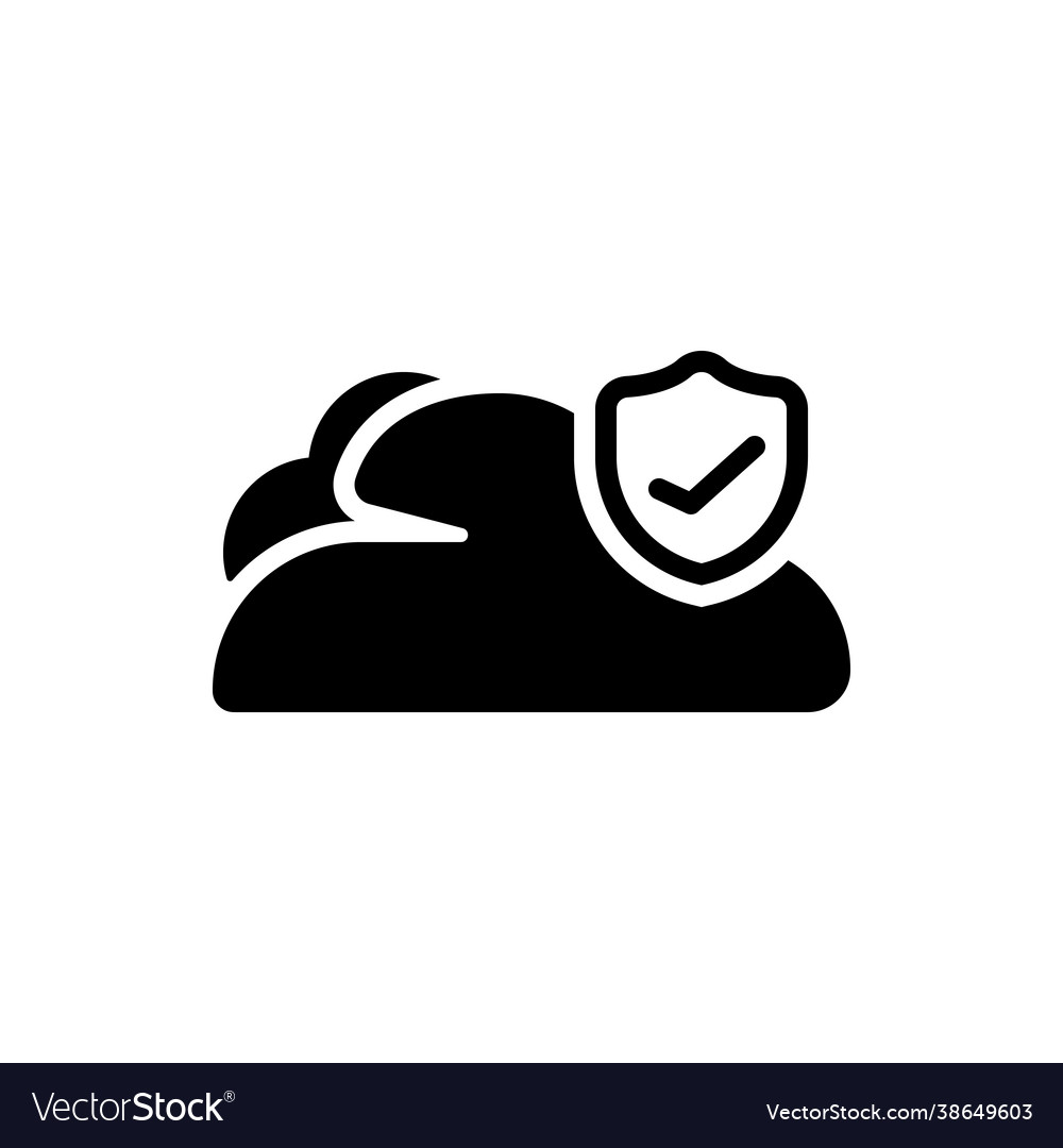 Cloud data icon network