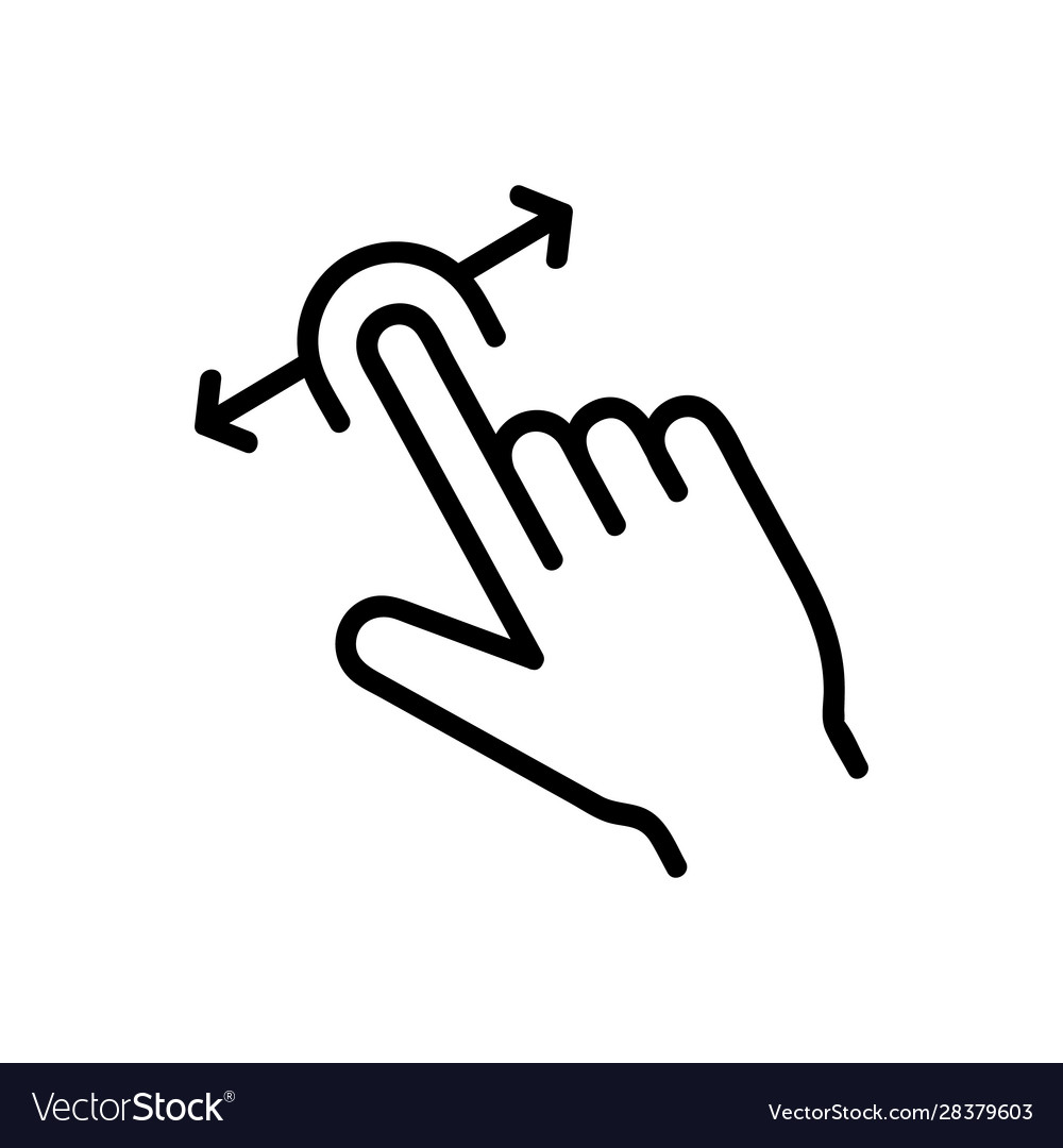 Control on touchscreen icon isolated