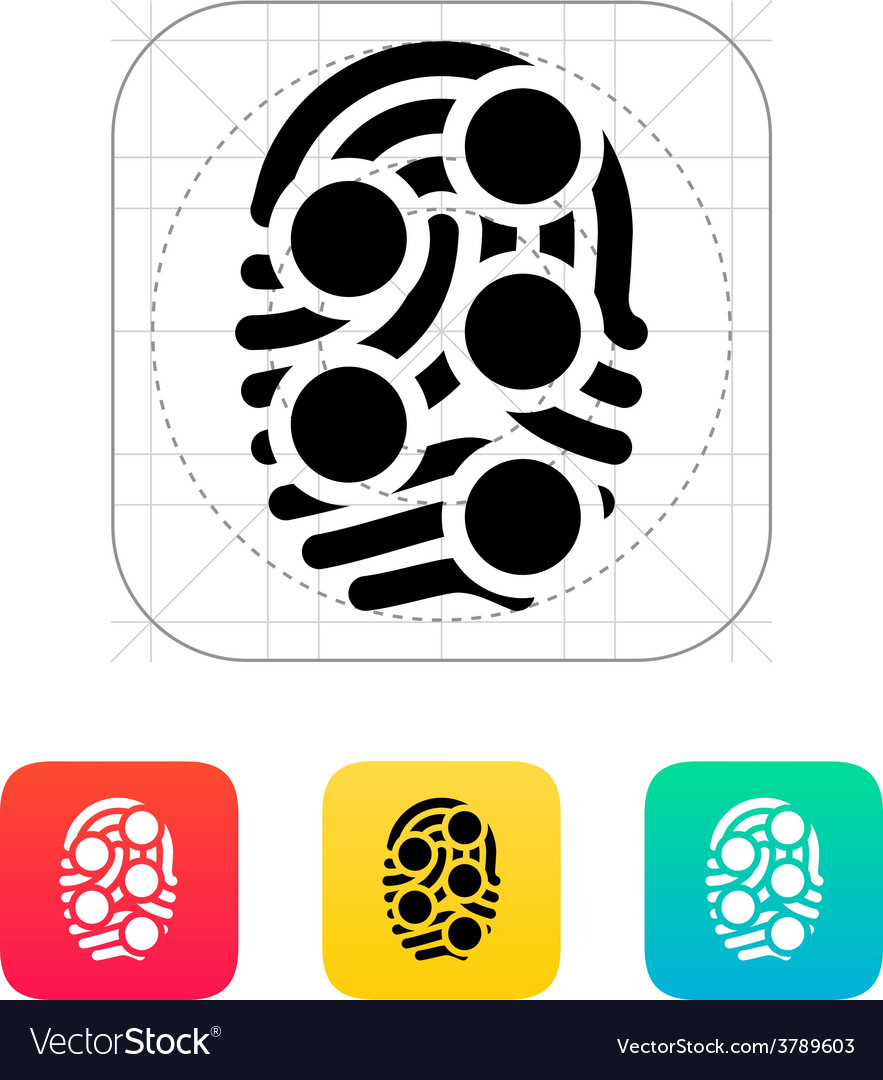Fingerprint Scan Icon