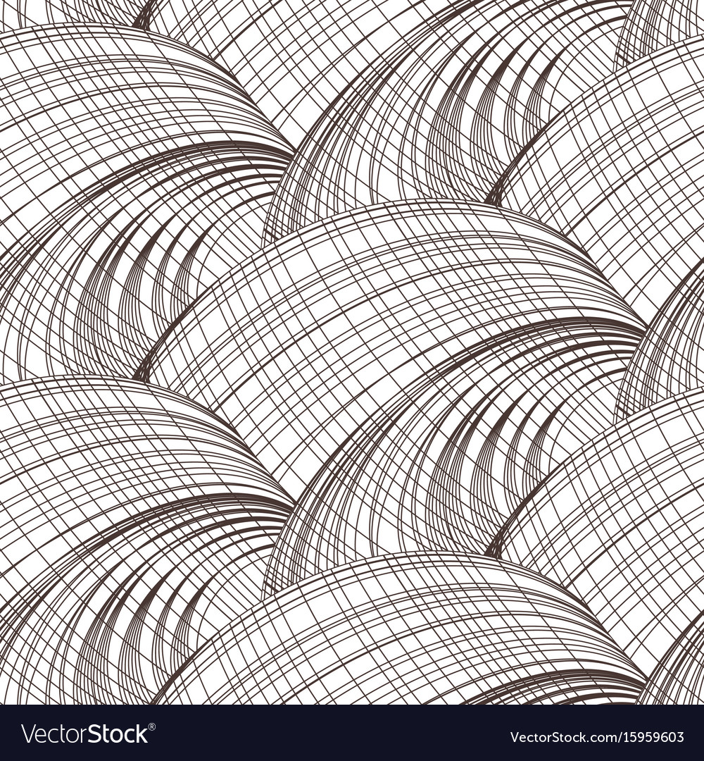 Geometric abstract seamless pattern linear motif