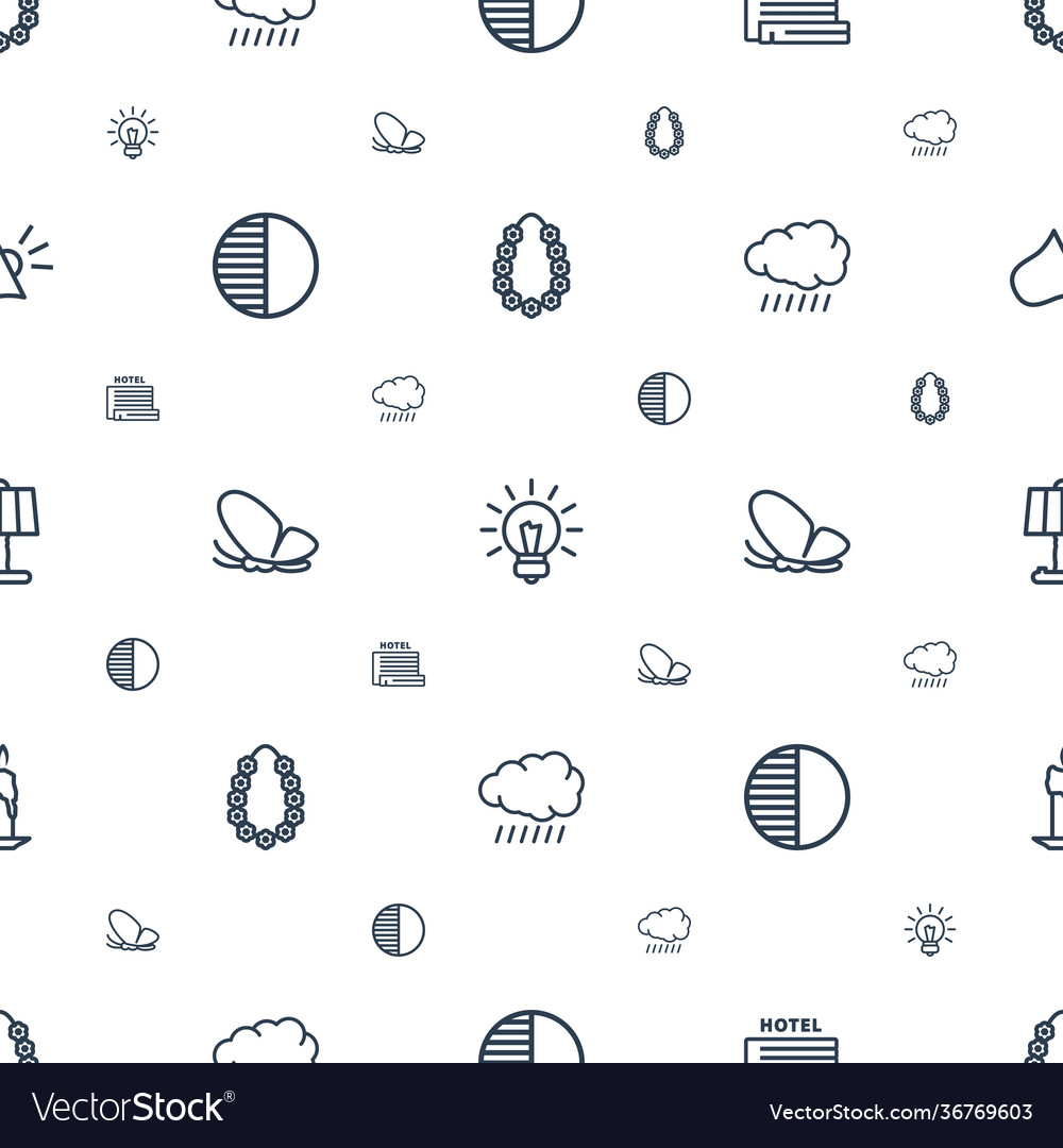 Light icons pattern seamless white background Vector Image Light icons pattern seamless white background