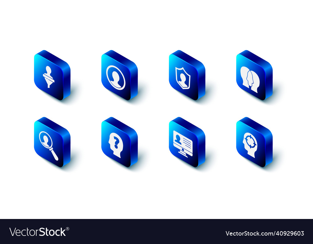 Set create account screen user protection vector image Set create account screen user protection