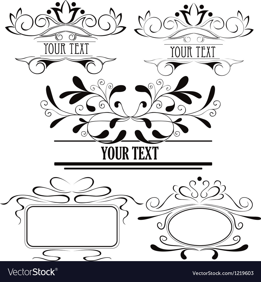 Set of design elements 2