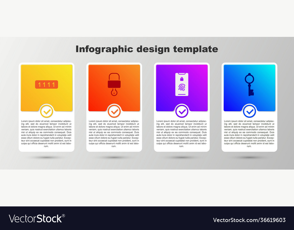 Set password protection lock and key mobile Vector Image Set password protection lock and key mobile