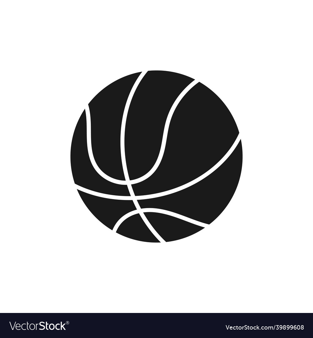 Basketball Icon Design Template Isolated Vector Image