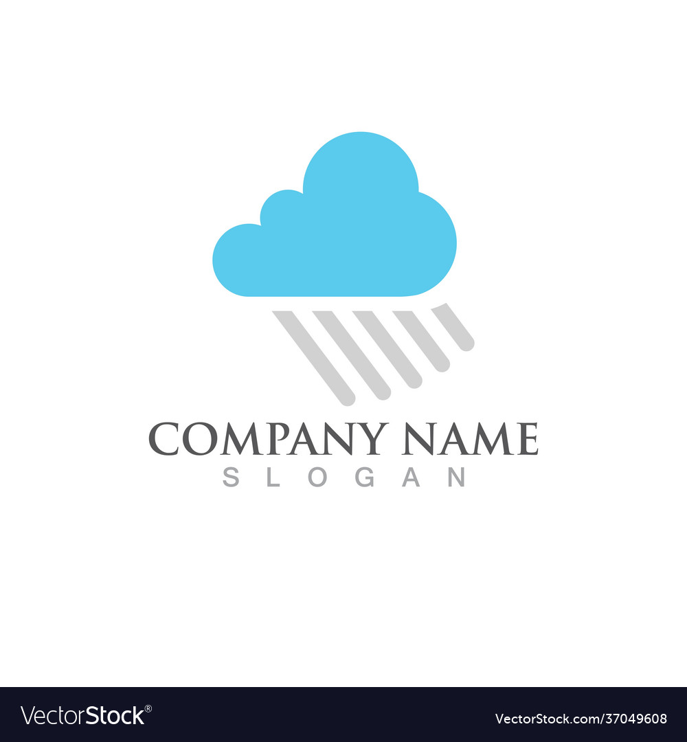 Cloud template Royalty Free Vector Image - VectorStock