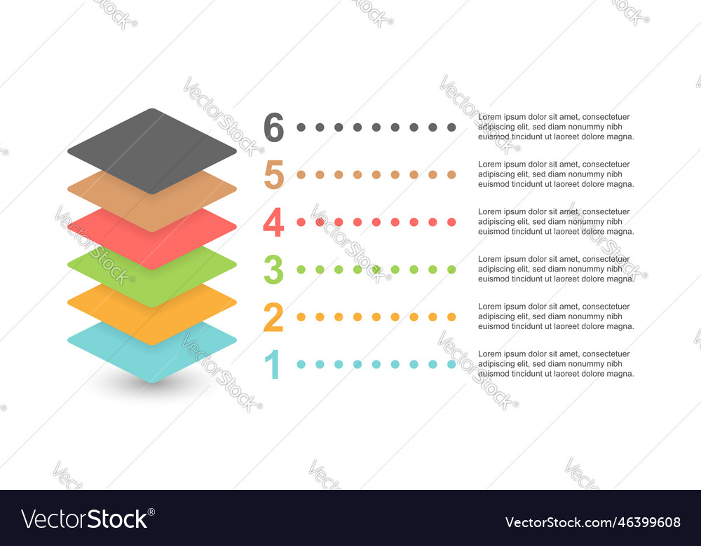 Layers stack icon in flat style fabric floor