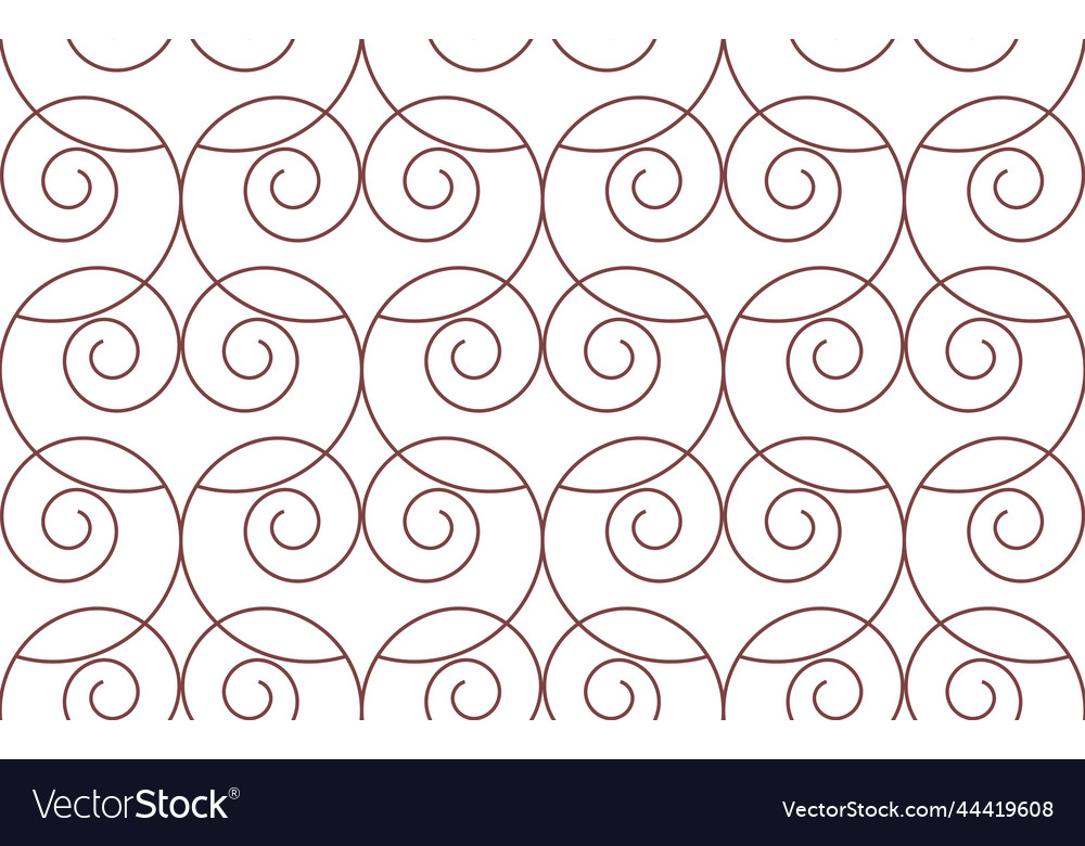 Seamless pattern made of symmetrical vector image Seamless pattern made of symmetrical