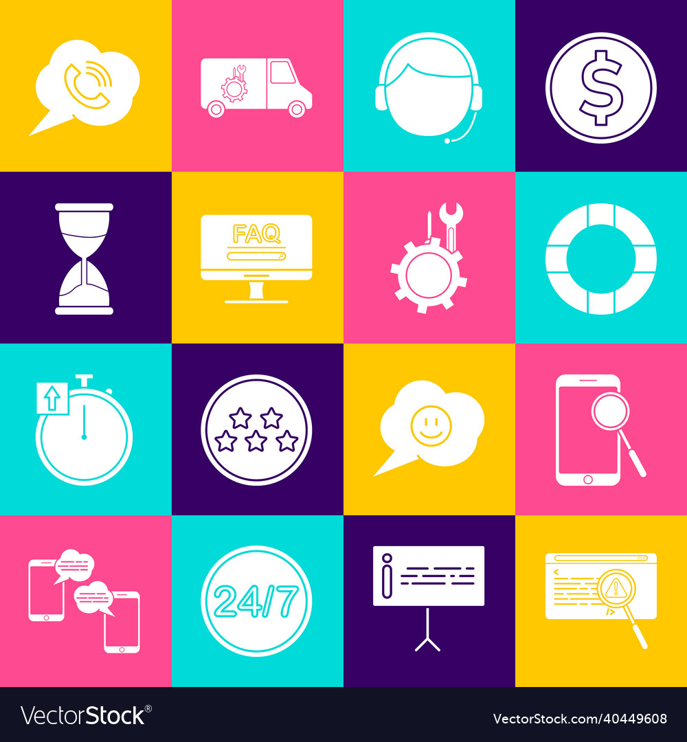 Set system bug concept mobile phone diagnostics Vector Image Set system bug concept mobile phone diagnostics