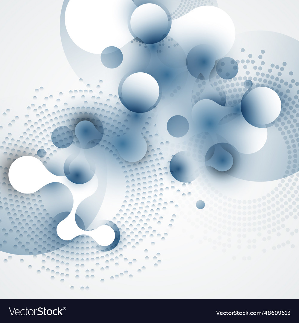 Abstract connection structure polygonal space vector image Abstract connection structure polygonal space