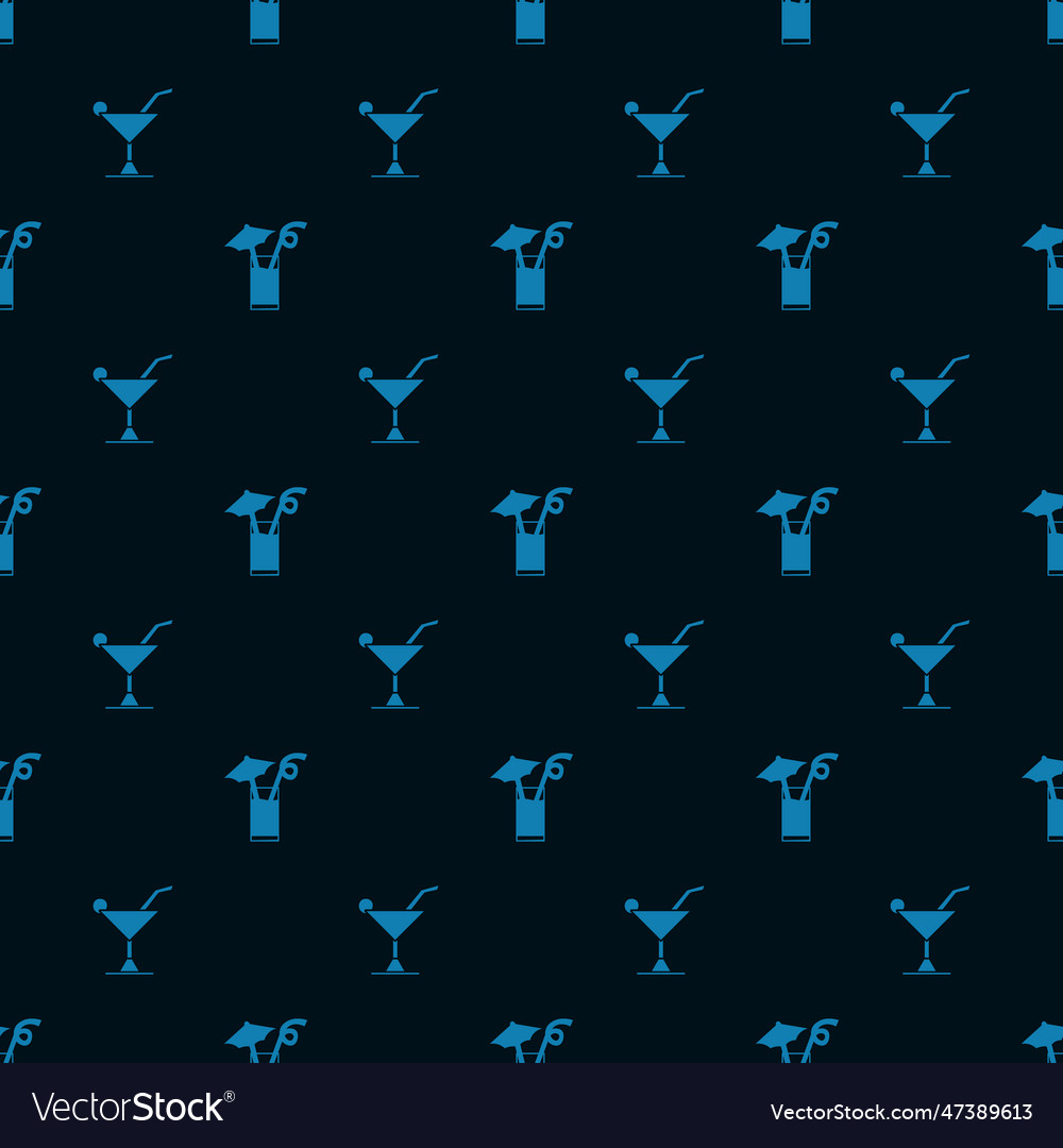 Cocktail seamless pattern background Vector Image Cocktail seamless pattern background