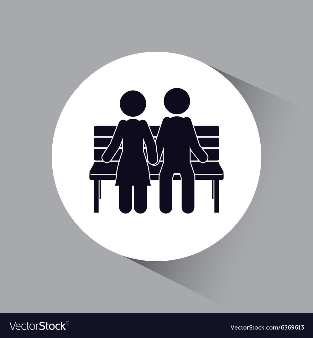 Couple Sitting on a Park Bench