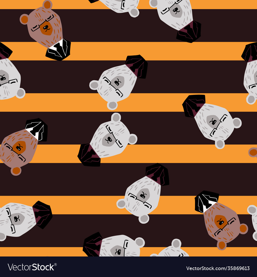 Seamless pattern with random beige and grey vector image Seamless pattern with random beige and grey