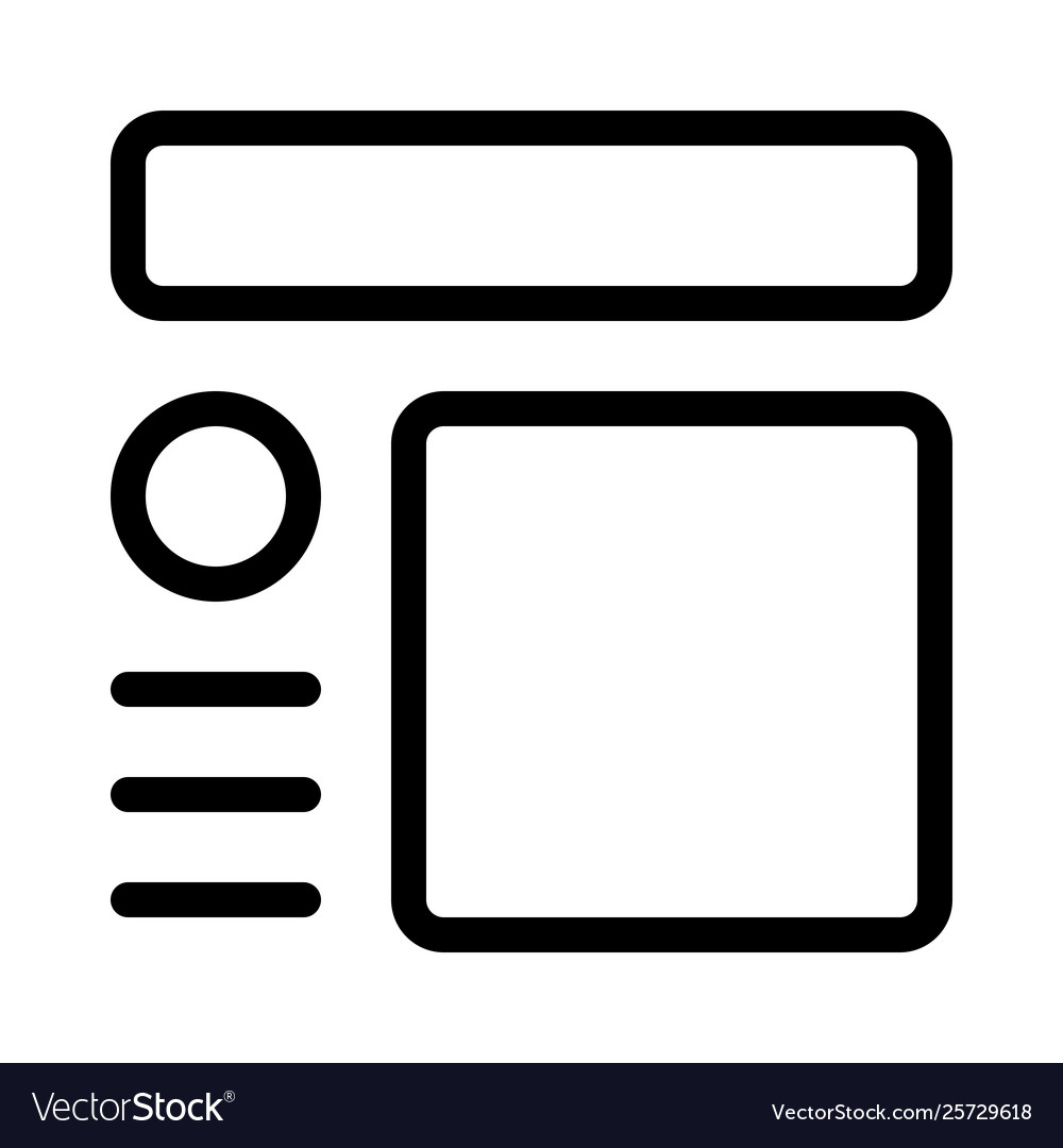 Different shapes material layout template vector image Different shapes material layout template