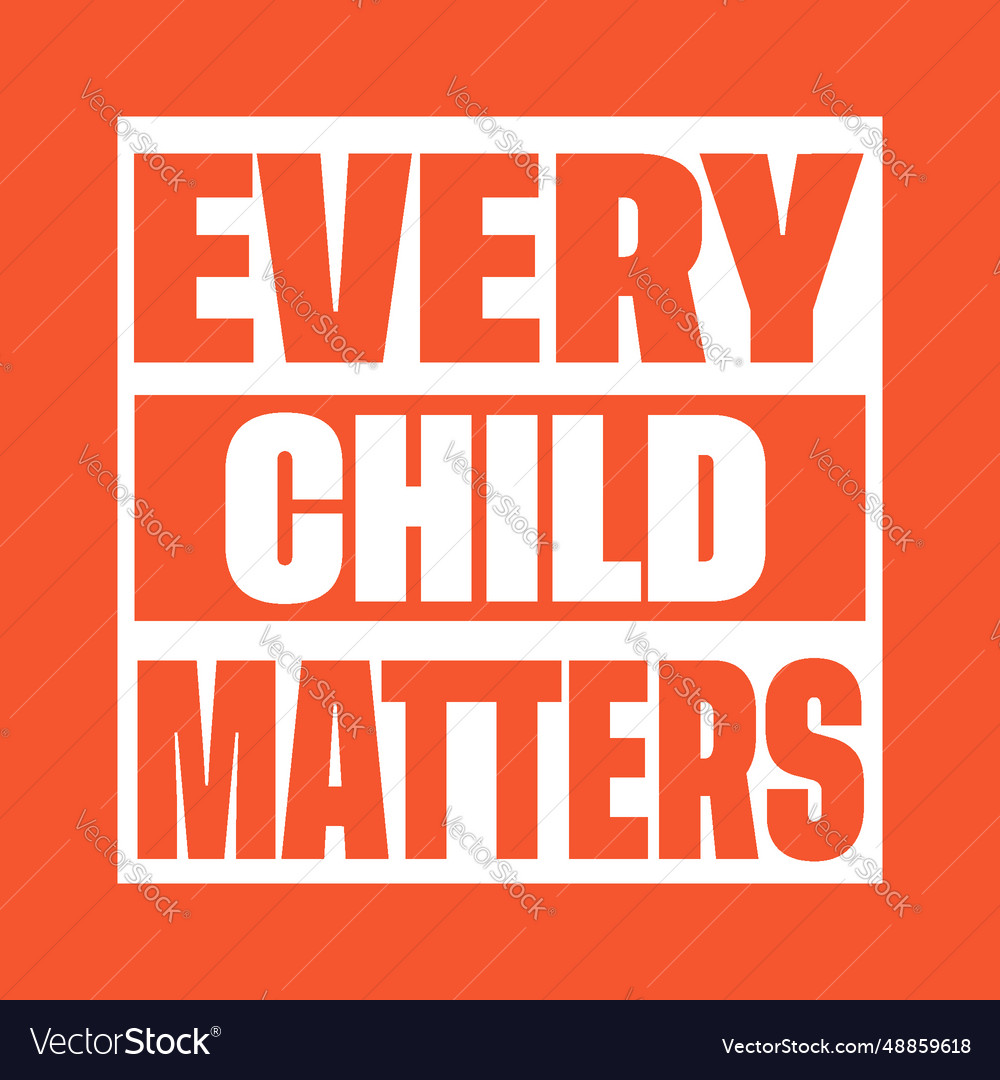 Every child matters shirt design orange day