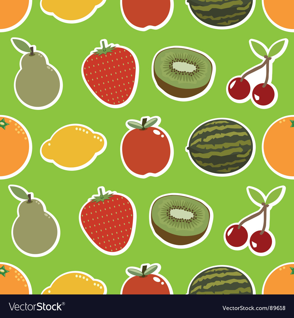 Fruit wallpaper Royalty Free Vector Image - VectorStock Fruit wallpaper Royalty Free Vector Image - VectorStock