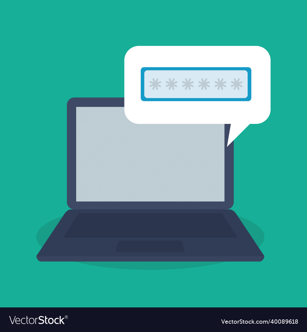Laptop computer and password
