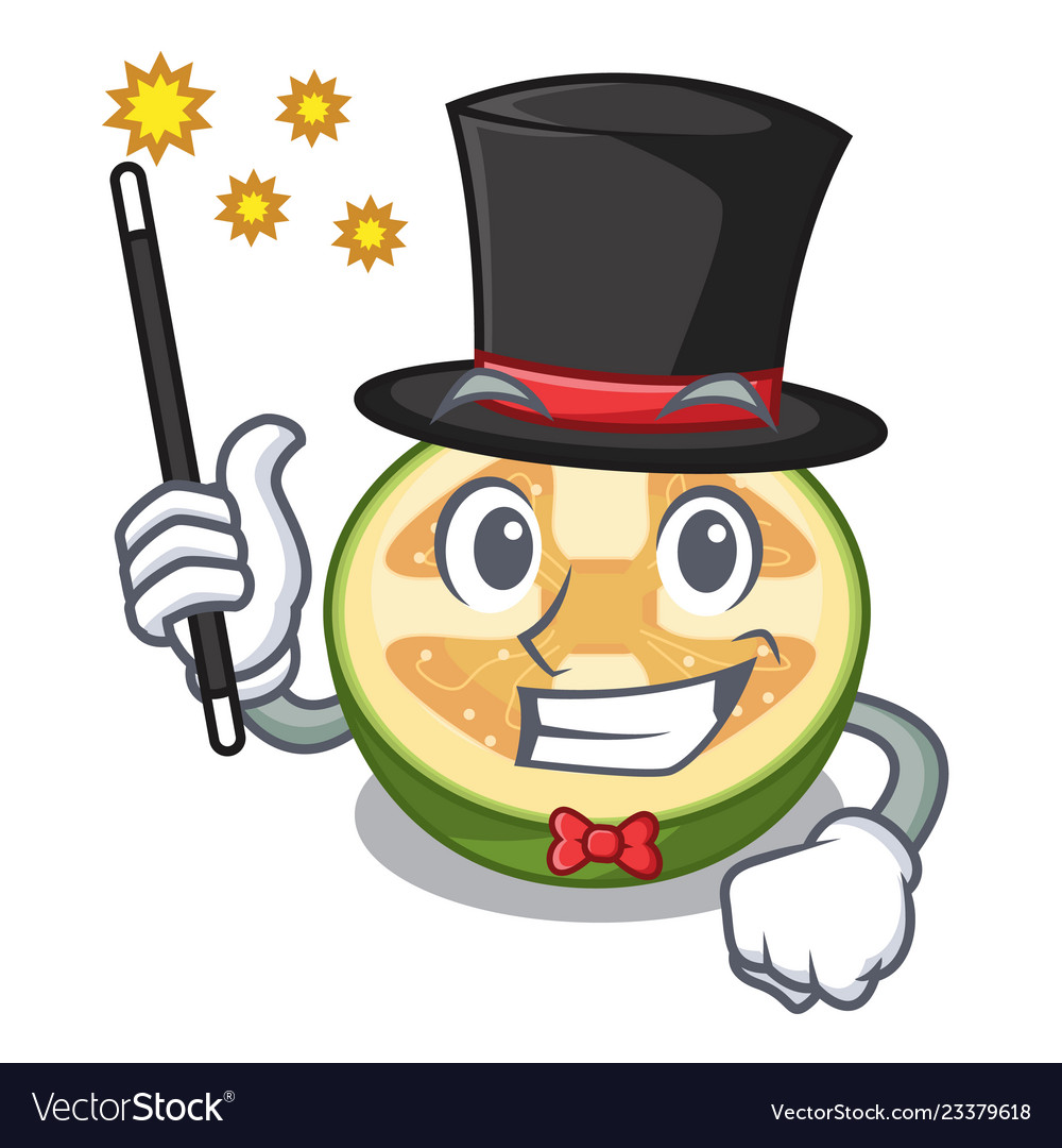 Magician fruit feijoa isolated on the mascot