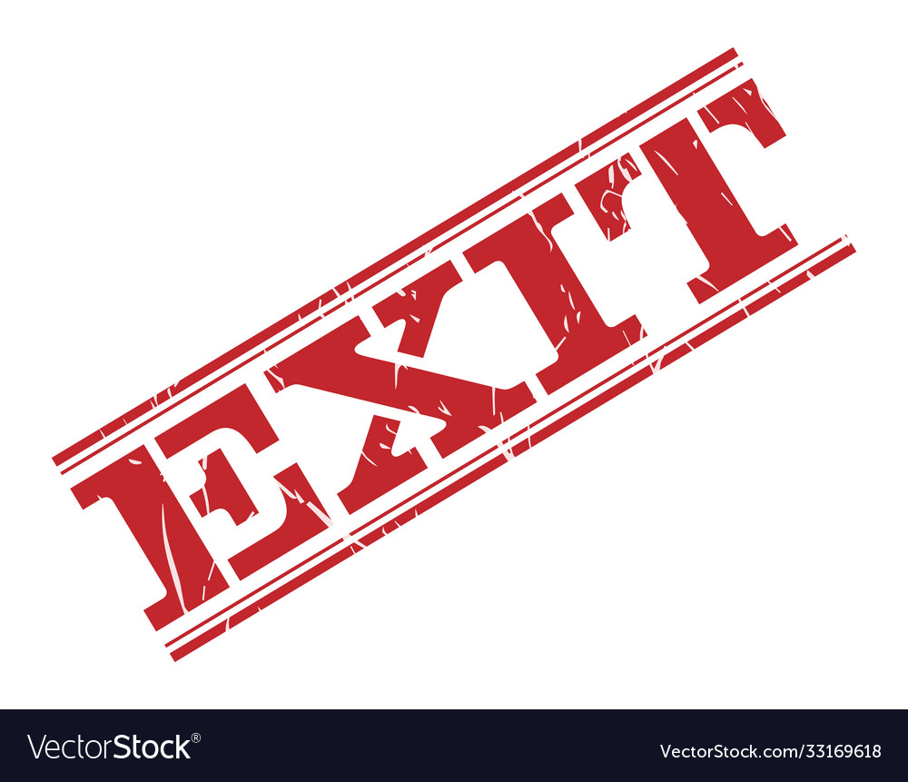Stamp with output impression grunge style Vector Image Stamp with output impression grunge style