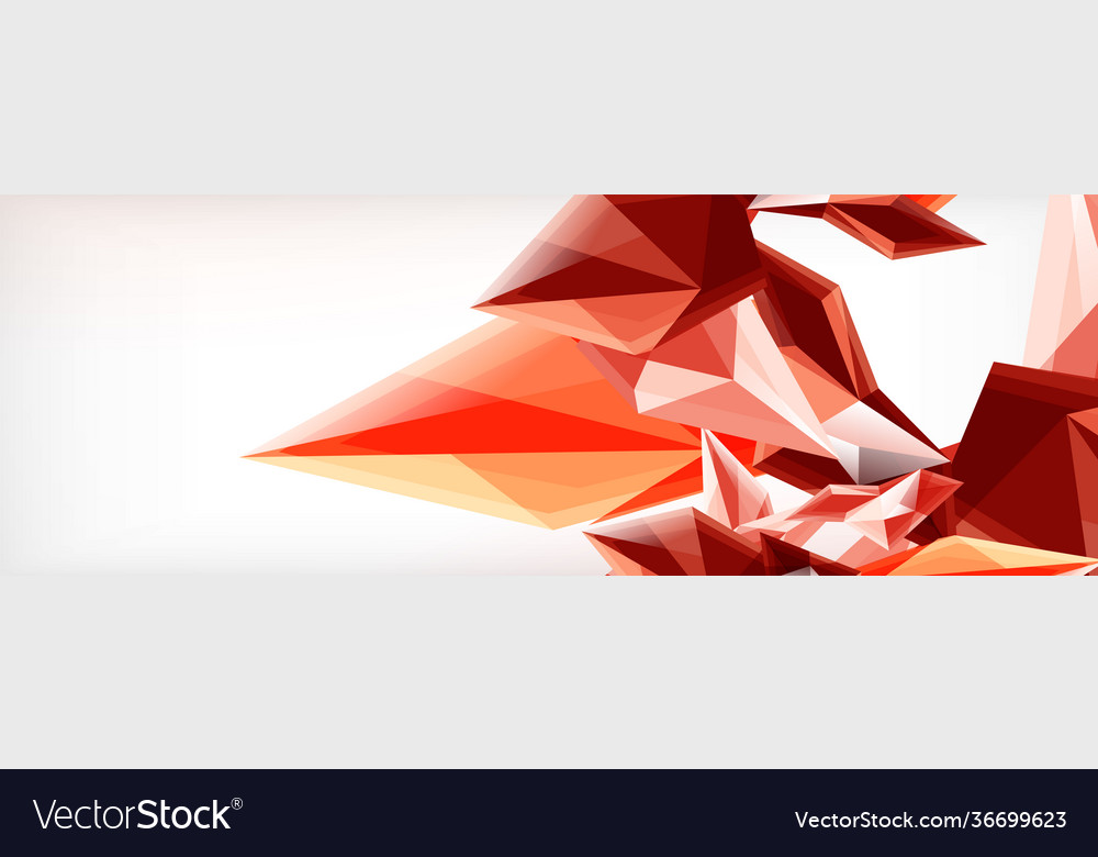 3d triangles and pyramids abstract