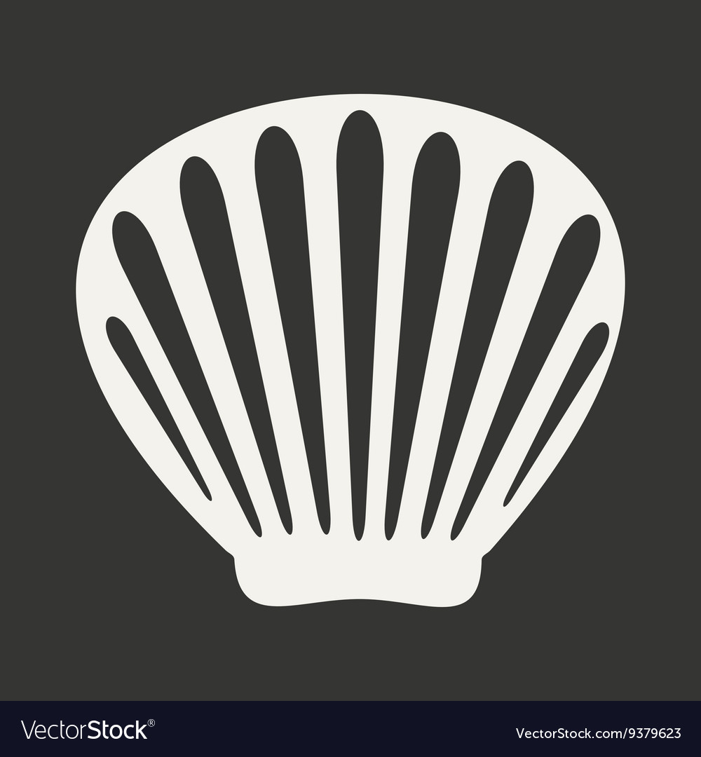 Flat in black and white mobile application shell