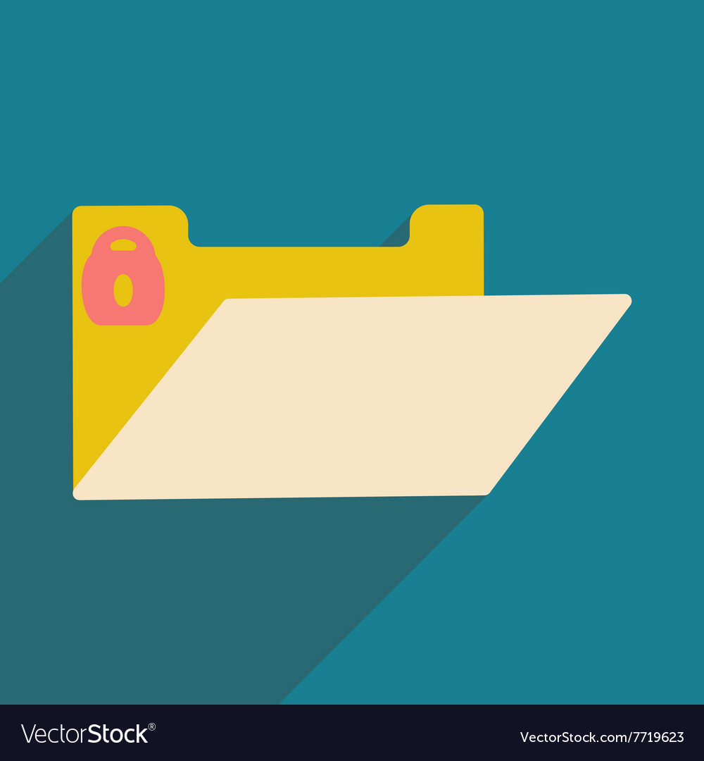 Flat with shadow icon and mobile application file
