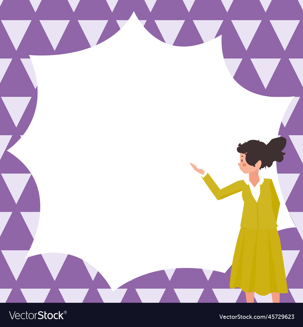 Instructor drawing pointing stick on empty Vector Image Instructor drawing pointing stick on empty