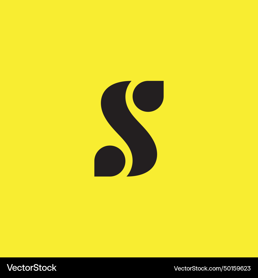 Monogram letter s Royalty Free Vector Image - VectorStock