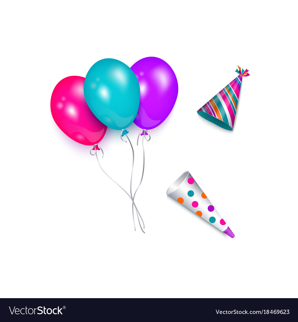 Party Symbols Set - Balloons & Hats