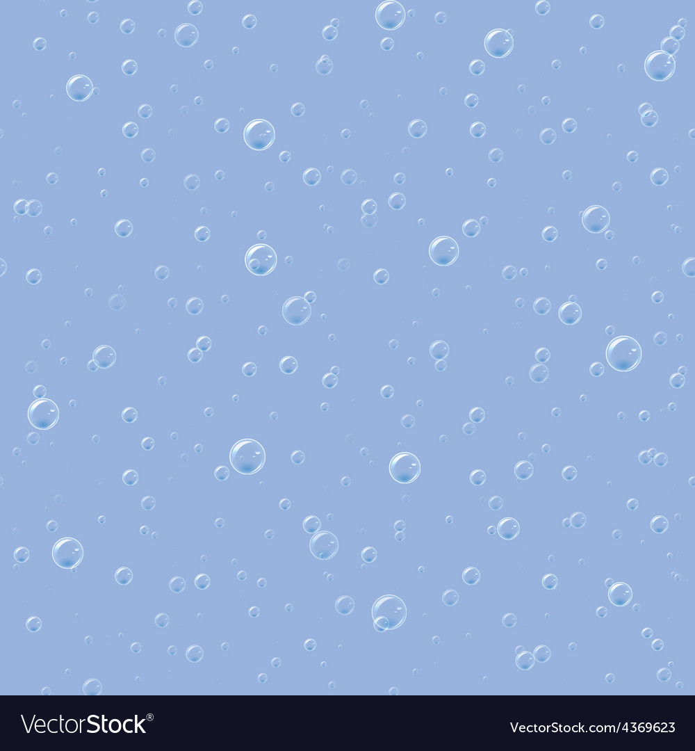 Seamless pattern with bubbles
