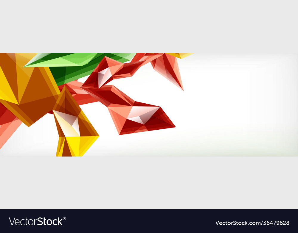 3d triangles and pyramids abstract vector image 3d triangles and pyramids abstract