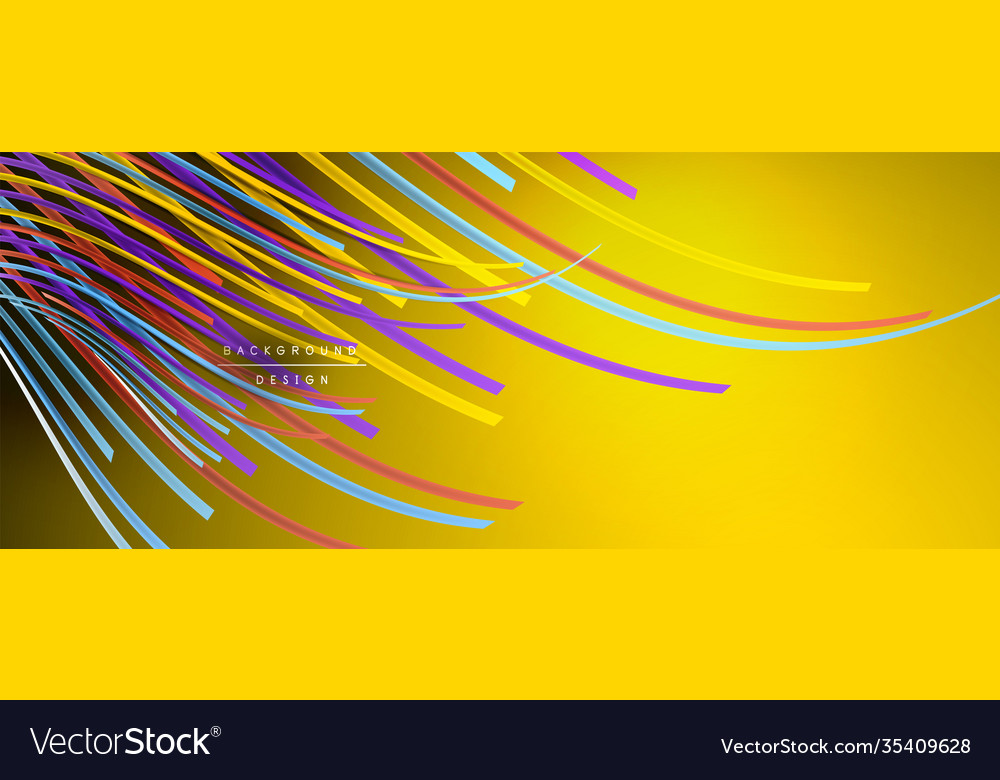 Abstract colorful lines background