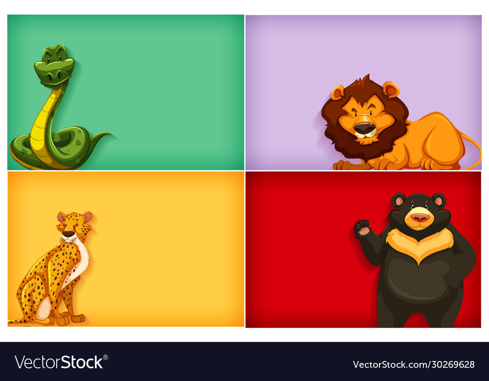 Background template with plain color and many vector image Background template with plain color and many