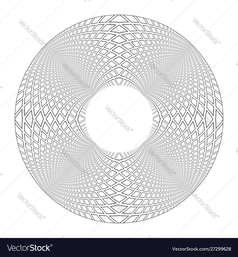 Circle design element vector image Circle design element