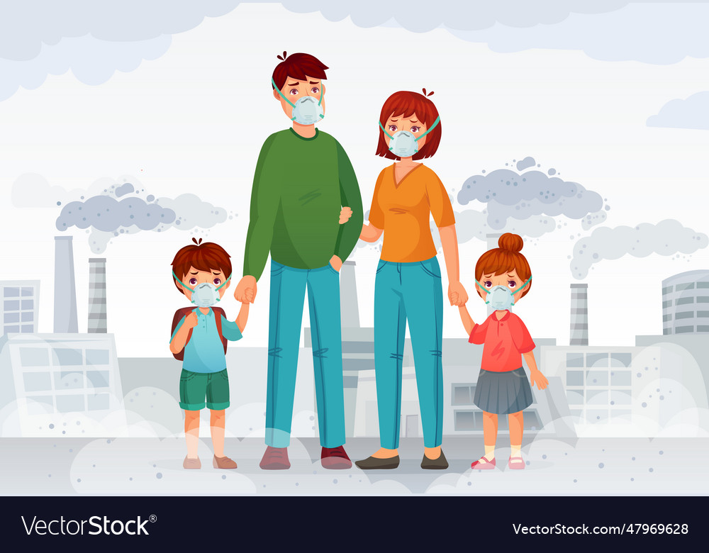 Family protection from contaminated air people